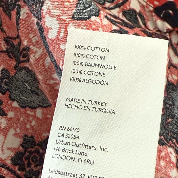 Anthropologie Maeve Red Floral Somerset Maxi Skirt - Medium - Picture 6 of 7